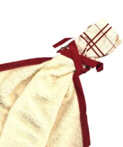 ست آشپزخانه کامل عروس طرح خالدار قرمز