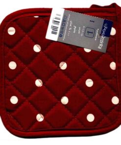 ست آشپزخانه کامل عروس طرح خالدار قرمز