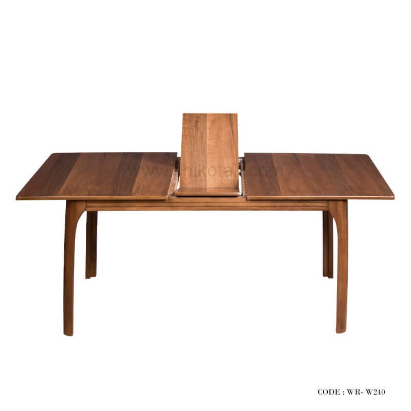میز تبدیلی شش نفره به 8 نفره چوبی رنزو