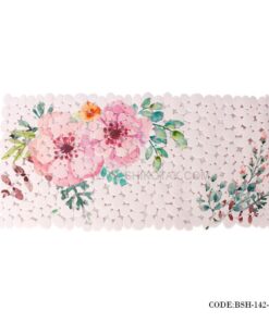 پادری پلاستیکی گلدار طرح آبرنگی