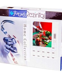 سرویس کامل پارچه ای آشپزخانه طرح راه راه الوان