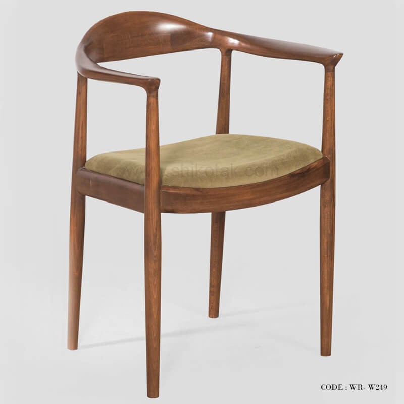 سرویس میز و صندلی ناهار خوری پایه خراطی شش نفره مدل 249