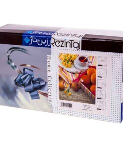 نیم ست آشپزخانه پارچه ای طرح رابید صورتی