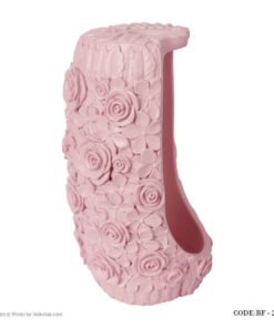 لوازم سرویس بهداشتی طرح گل سرخ صورتی