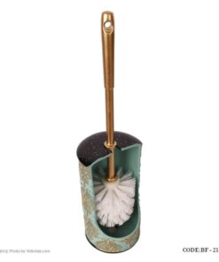 لوازم سرویس بهداشتی طرح اسلیمی رنگ تیفانی-طلایی