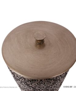 لوازم سرویس بهداشتی طرح اسلیمی رنگ طوسی-مسی