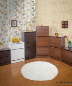 جا کفشی درب داشبوردی چوبی مدل چلیپا