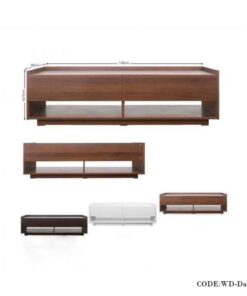 میز تلویزیون دو کشو مدل دایان