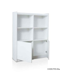 قفسه کتاب چوبی مدل روناک