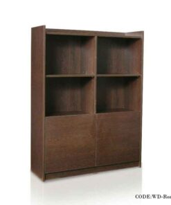 قفسه کتاب چوبی مدل روناک