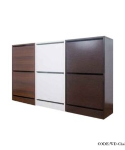 جاکفشی چوبی دو درب مدل چلیپا