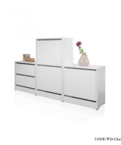 جاکفشی چوبی دو درب مدل چلیپا