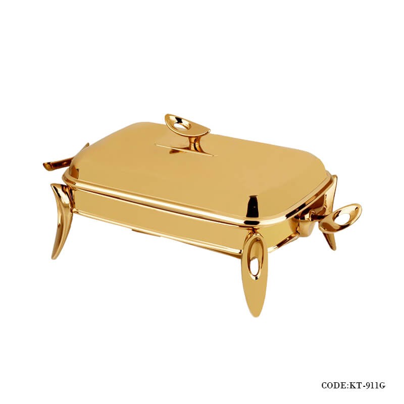 سوفله خوری طلایی taksteel سری loop مدل 913G