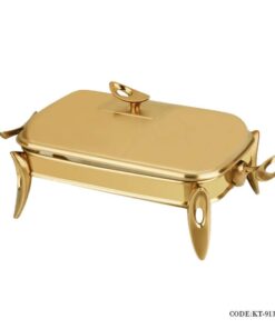 سوفله خوری استیل taksteel سری loop مدل 913GM طلایی مات