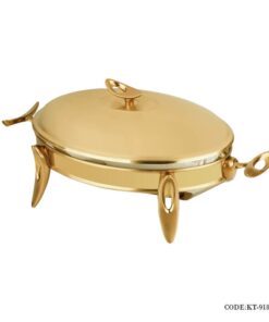 سوفله خوری تک استیل سری loop مدل 918GM طلایی مات