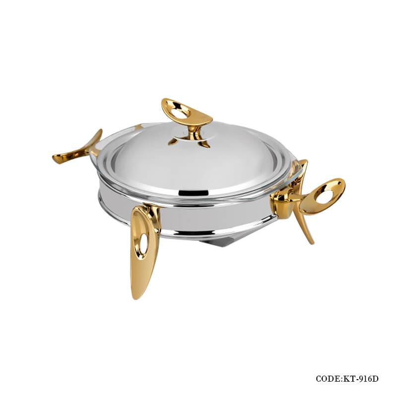 سوفله خوری استیل سری loop مدل 916D سیلور-طلایی