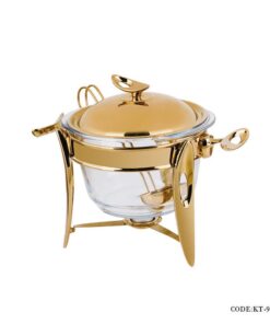 سوپ خوری استیل taksteel سری loop مدل 915G طلایی براق