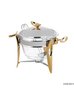 سوپ خوری تک استیل سری loop مدل 915D سیلور-طلایی