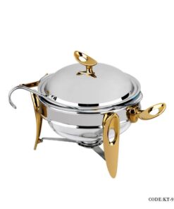 سوپ خوری استیل سری loop مدل 917D سیلور-طلایی