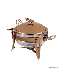 سوپ خوری استیل taksteel سری loop مدل 917RG رنگ رز گلد