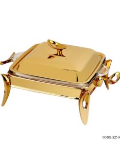 سوفله خوری طلایی taksteel سری loop مدل 933G طلایی براق