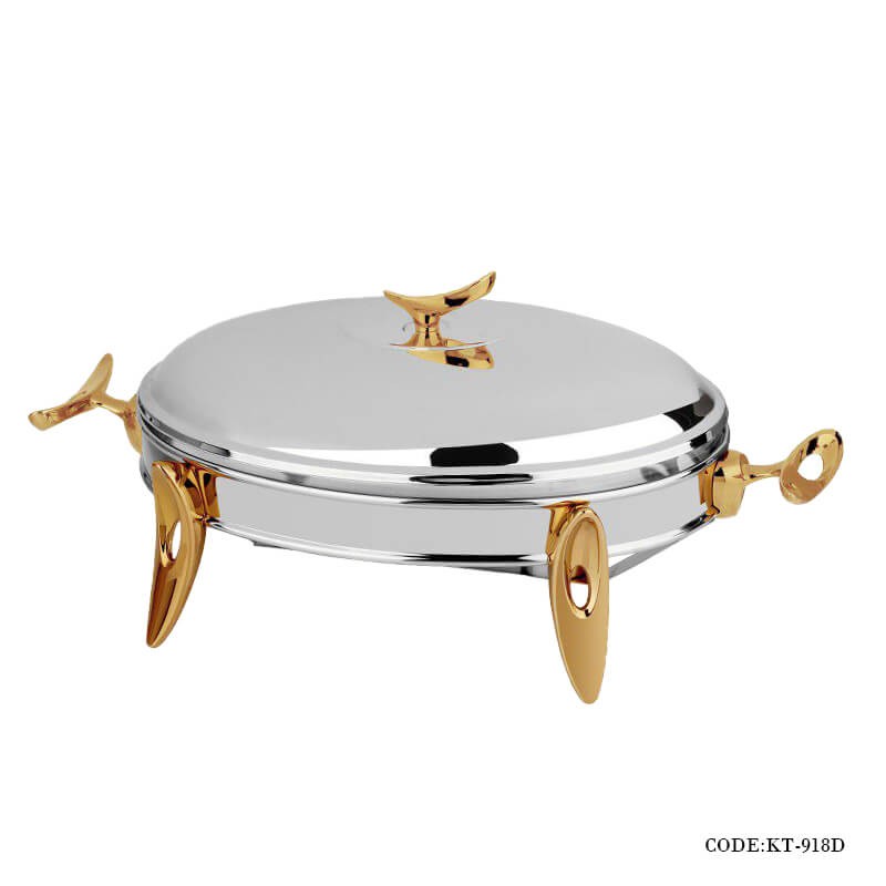 سوفله خوری استیل سری loop مدل 918D سیلور-طلایی