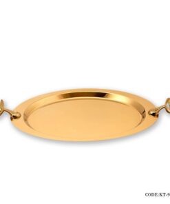 دیس پلو خوری تک استیل سری loop مدل 943G طلایی براق