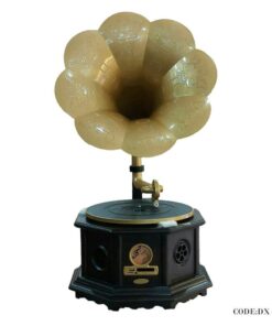 گرامافون رومیزی مدل 080 قهوه ای تیره