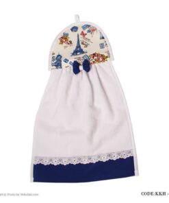 سرویس آشپزخانه پارچه ای طرح ایفل مدل007