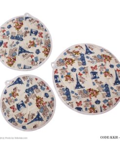 سرویس آشپزخانه پارچه ای طرح ایفل مدل007