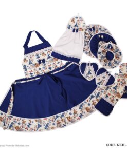 سرویس آشپزخانه پارچه ای طرح ایفل مدل007