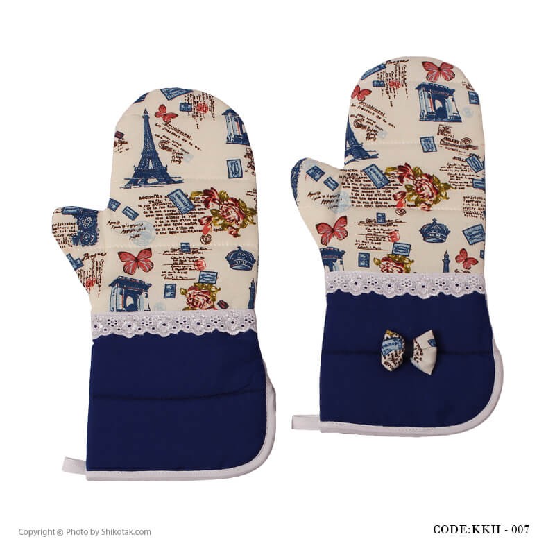 سرویس آشپزخانه پارچه ای طرح ایفل مدل007