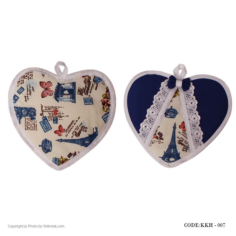 سرویس آشپزخانه پارچه ای طرح ایفل مدل007