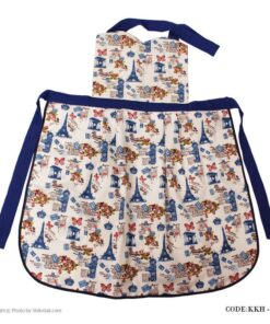 پیش بند پارچه ای طرح ایفل مدل 008