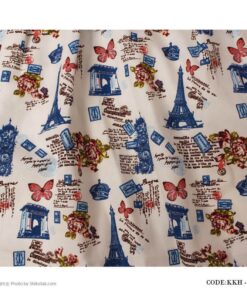 پیش بند پارچه ای طرح ایفل مدل 008