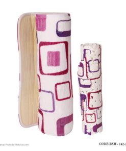 ست پادری دوتایی طرح کاشی صورتی