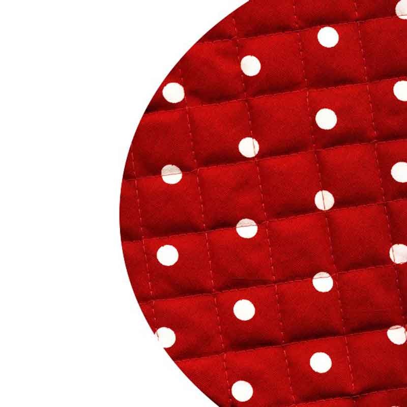 نیم ست آشپزخانه طرح خالدار قرمز