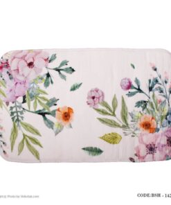 پادری نخ پنبه طرح گلدار طرح آبرنگی