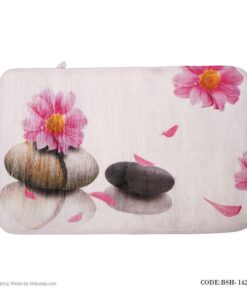 پادری نرم مدل گل صورتی