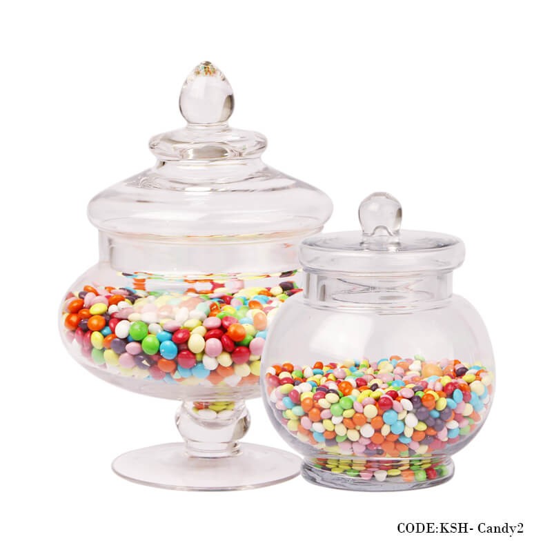 ست دو عددی کندی باکس شیشه ای سری CANDY2