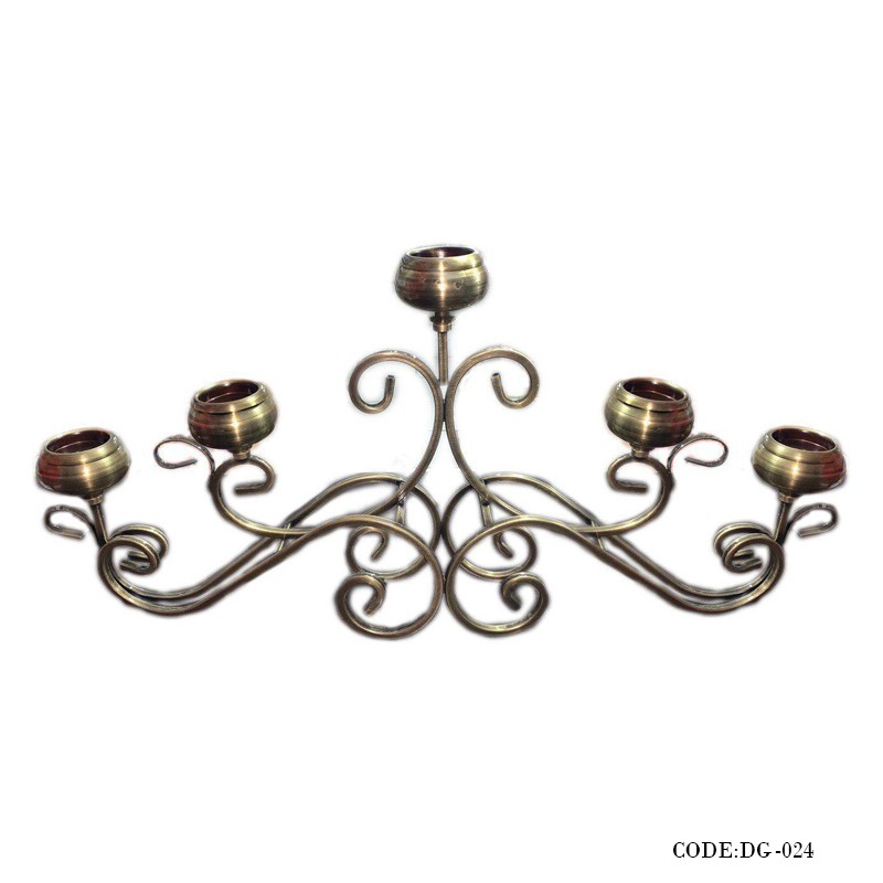 جاشمعی پنج شعله مدرن مدل 024-1