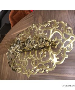 ست رانر و زیر بشقابی 6نفره طلایی مدل 105