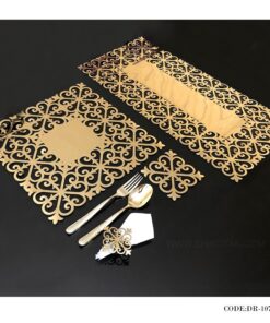 ست لوازم میز ناهارخوری شش نفره طلایی مدل 107