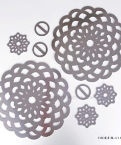 ست لوازم میزناهارخوری شش نفره نقره ای مدل 113