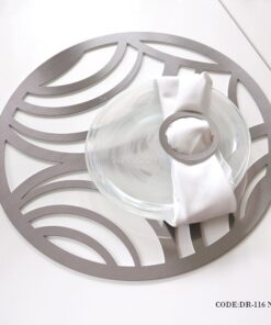 لوازم میز ناهارخوری شش نفره نقره ای مدل 116