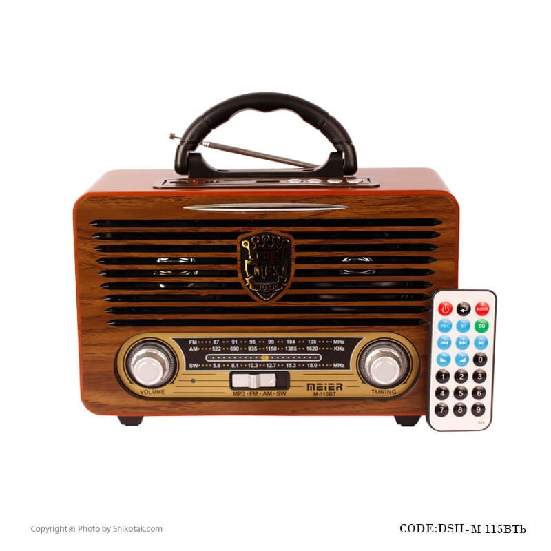 رادیو قهوه ای کلاسیک مدل M115BT-B
