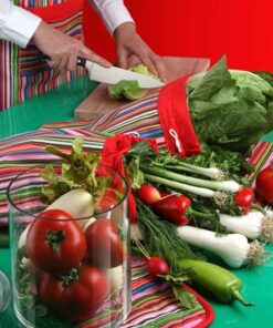 نیم ست آشپزخانه طرح راه راه الوان