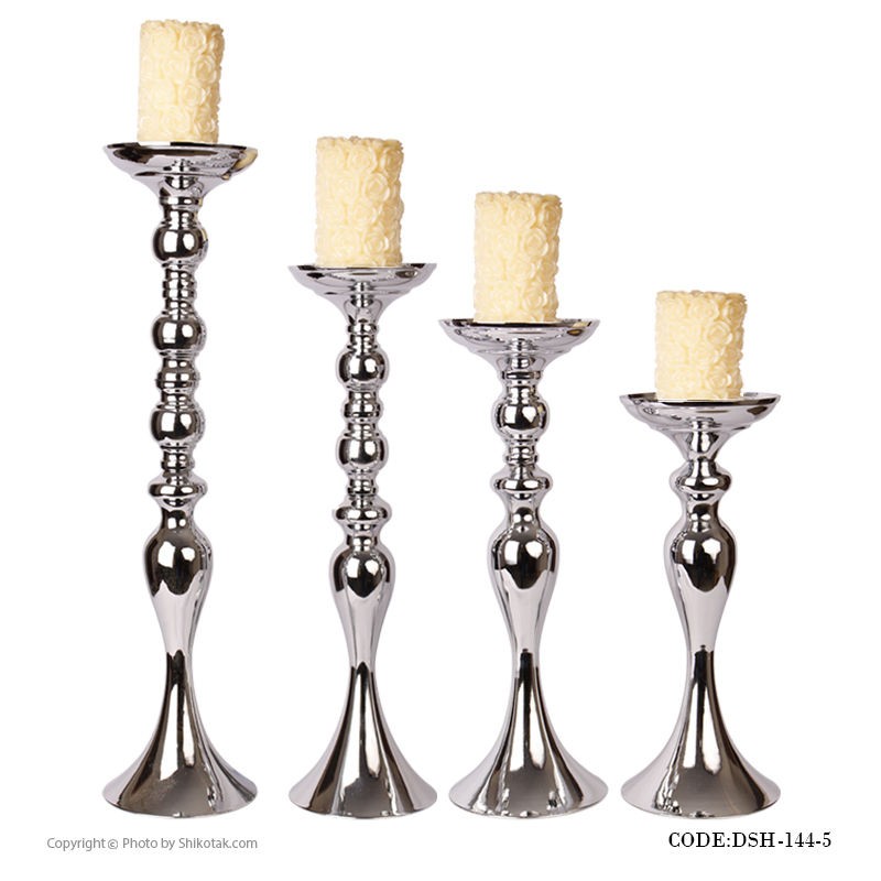 شمعدان سیلور طرح ایکیا چهار سایز