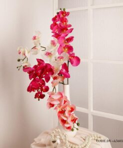 گل ارکیده مصنوعی شاخه کوتاه