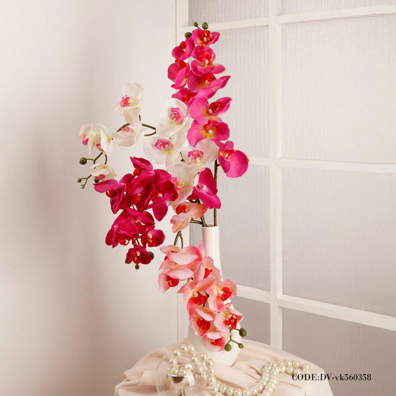 گل ارکیده مصنوعی شاخه کوتاه